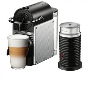 Nespresso Pixie Espresso Machine by DeLonghi with Aeroccino