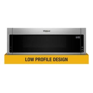 1.1 cu. ft. Over the Range Low Profile Microwave Hood Combination in Stainless Steel