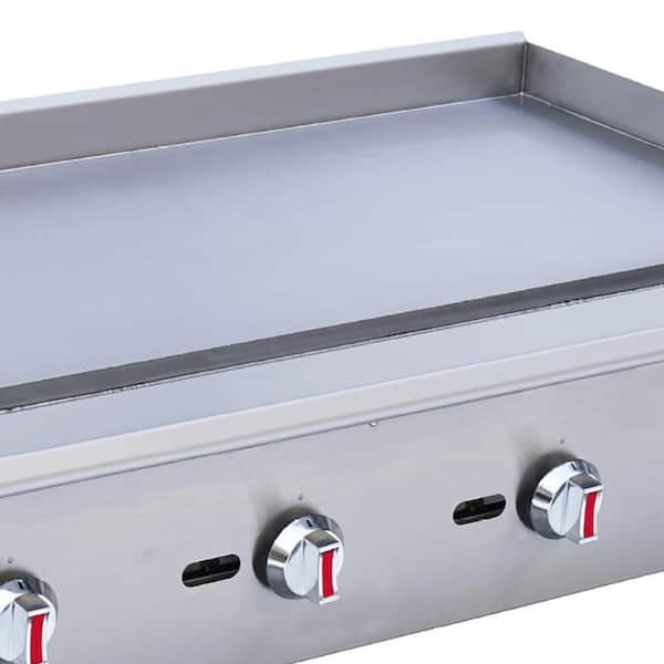 48 In Commercial Thermostatic Countertop Gas Griddle In Stainless Steel Coffee Units Buy 3775