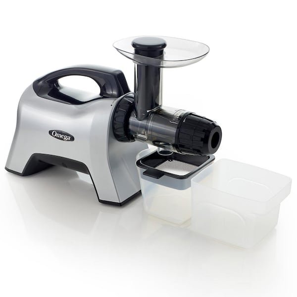 Horizontal Slow Masticating Nutrition Center Silver Juicer
