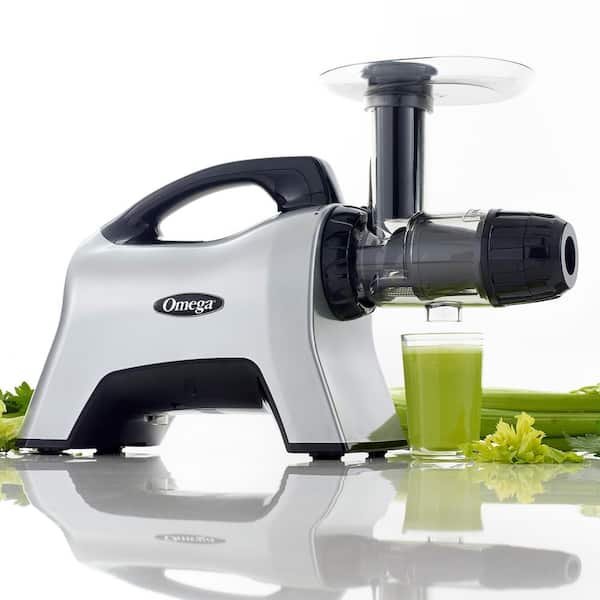 Horizontal Slow Masticating Nutrition Center Silver Juicer