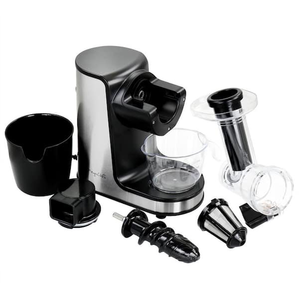 Masticating Slow Juicer Extractor with Reverse Function, Cold Press Juicer Machine with Quiet Motor