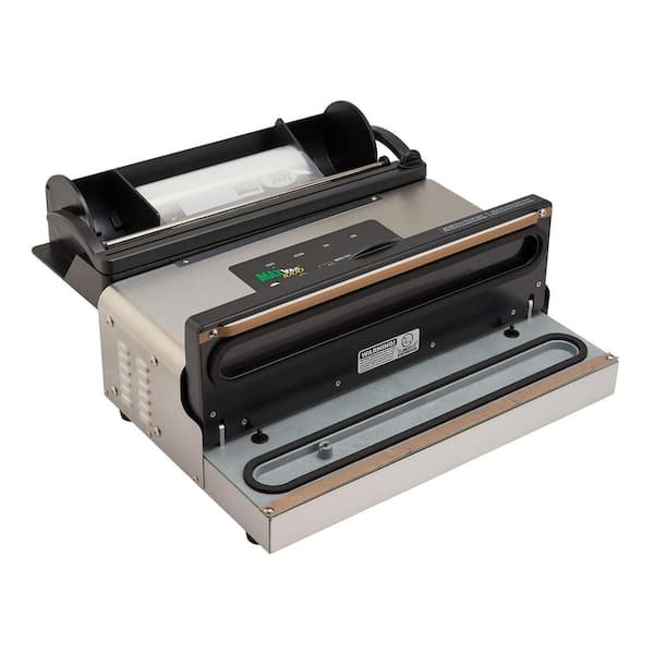 MaxVac 1000 Stainless Steel Food Vacuum Sealer with Bag Holder and Bag Cutter