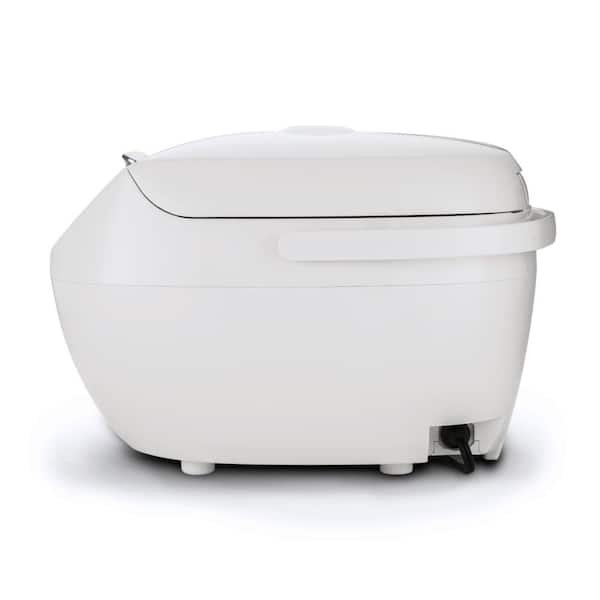 Micom 10-Cup White Rice Cooker with Tacook Cooking Plate - Coffee Units ...