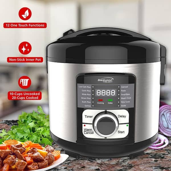 Select 12 Black Function Stainless Steel Electric Multi-Cooker