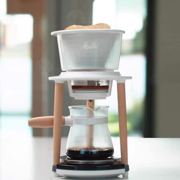 Senz V 2-Cup Pour-Over White Coffee Maker