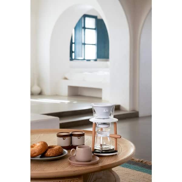 Senz V 2-Cup Pour-Over White Coffee Maker